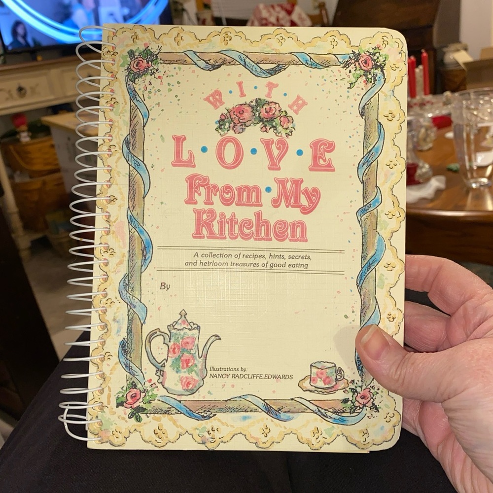 1989 With LOVE From My Kitchen Recipe Book You Write Yourself